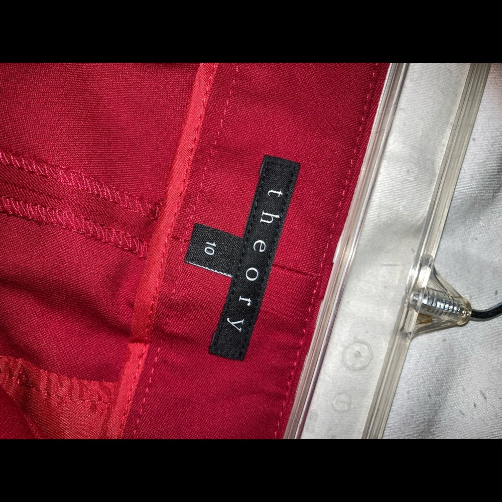 Red Theory pants.